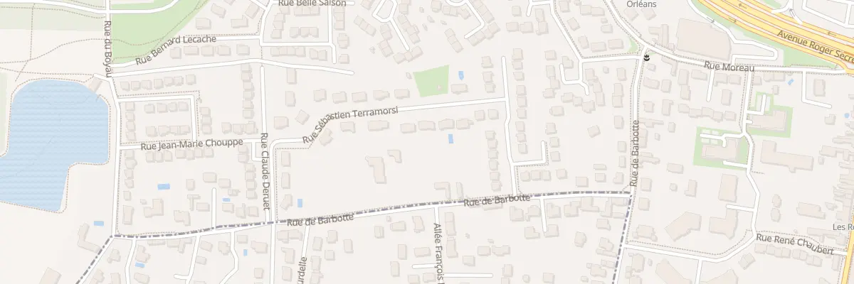 Plan du 18 Rue Sébastien Terramorsi à Orléans