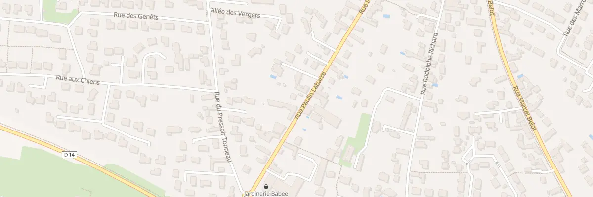 Plan du 532 Rue Paulin Labarre à Olivet