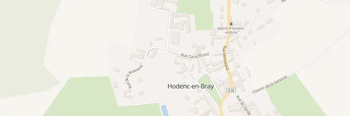 Plan du 21 Le Village à Hodenc-en-Bray