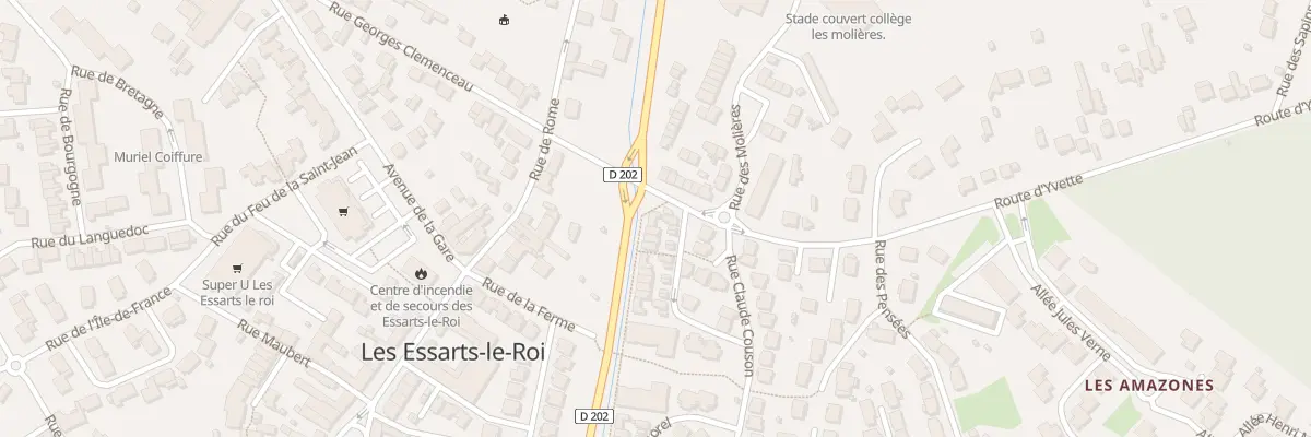 Plan du 2 Rue Simone Michel-lévy aux Essarts-le-Roi