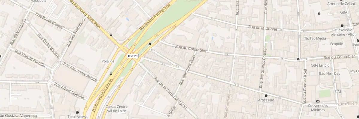 Plan du 110 Rue d’Illiers à Orléans