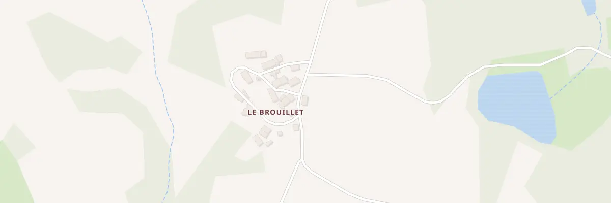 Plan du 5 Le Brouillet à Bonnat