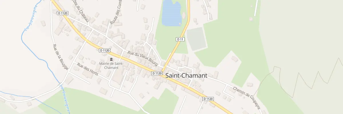 Plan du 15 Pl de l’Eglise à Saint-Chamant