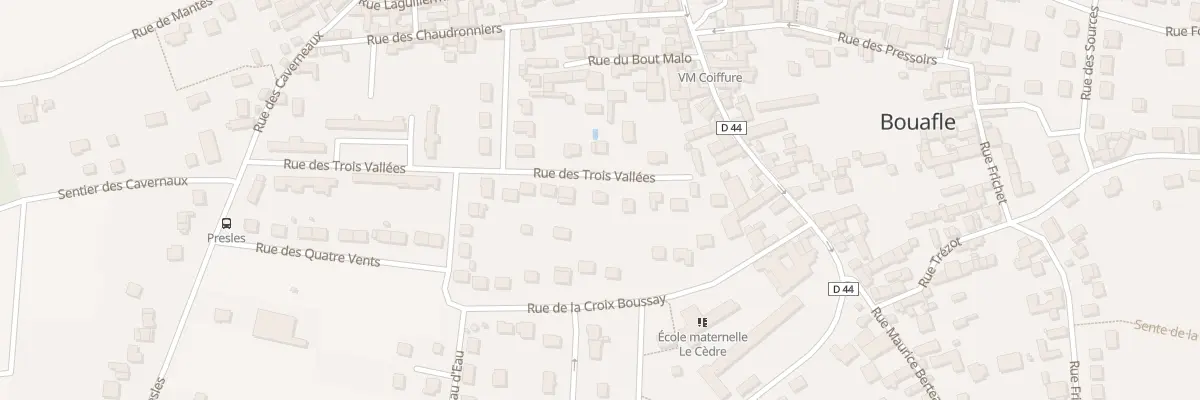Plan du 36 Rue des Trois Vallees à Bouafle