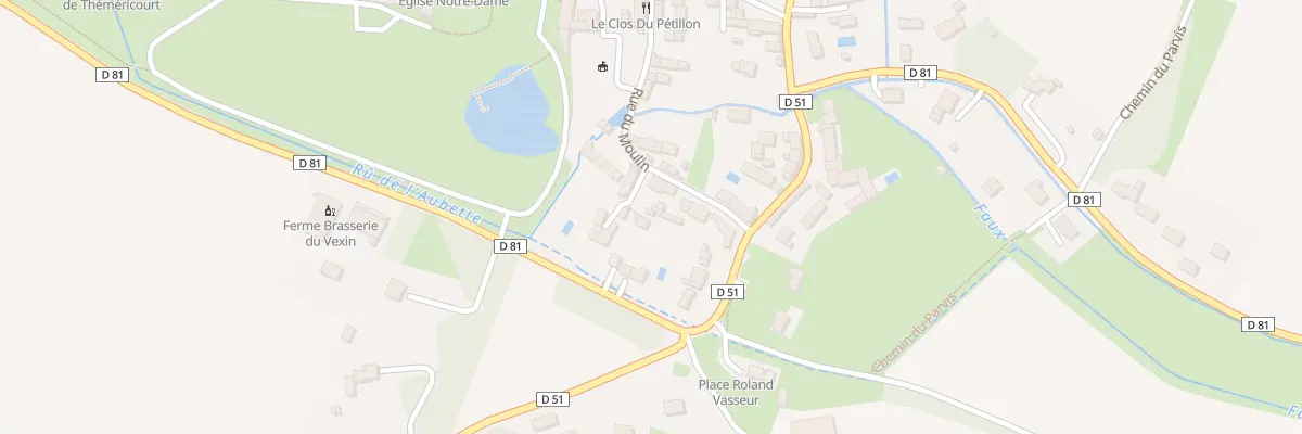 Plan du 3 Rle aux Juifs à Théméricourt
