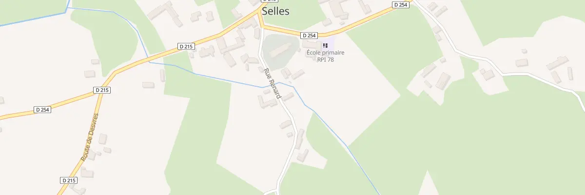 Plan du 1 Rue Renard à Selles