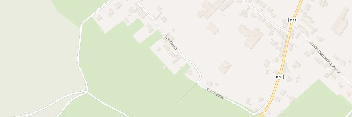 Plan du 36 Rue Neuve à Hornoy-le-Bourg