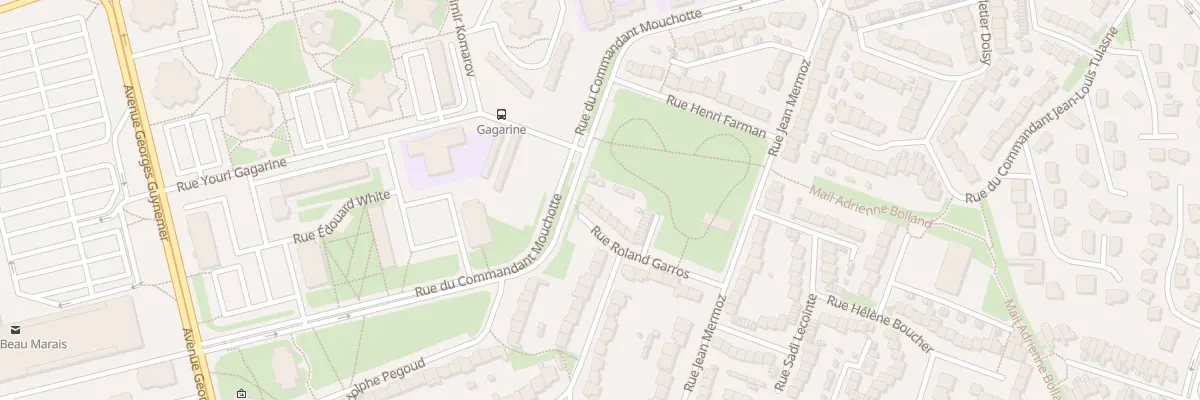 Plan du 10 Rue Roland Garros à Calais