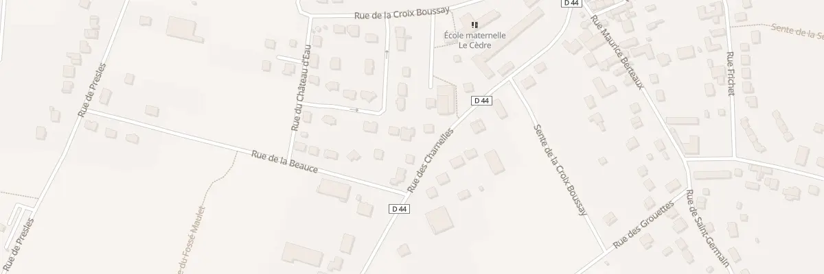 Plan du 110 Rue du Clos des Charnelles à Bouafle