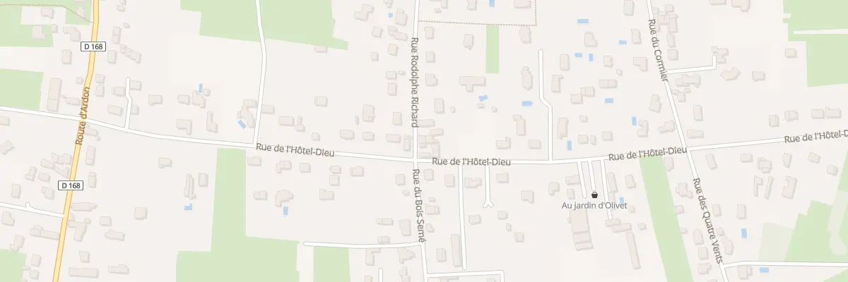 Plan du 1761 Rue Rodolphe Richard à Olivet