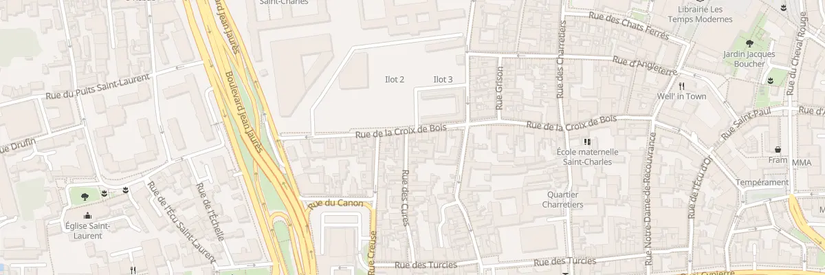 Plan du 37 Rue Croix de Bois à Orléans