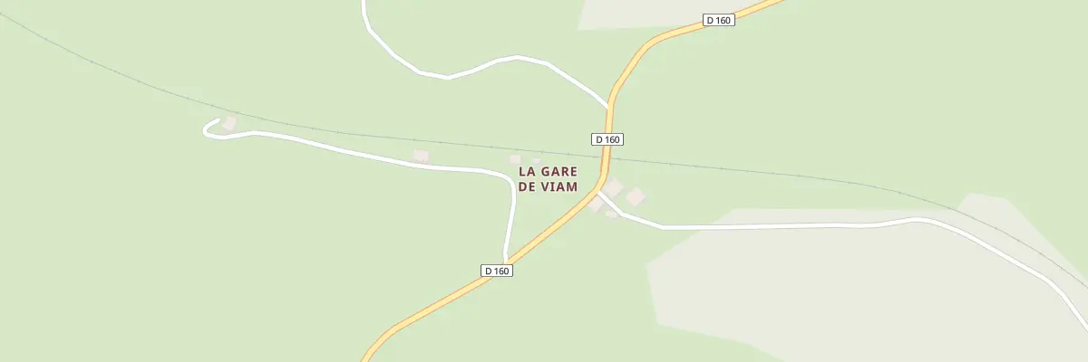Plan du 5039B Gare de Viam à Viam