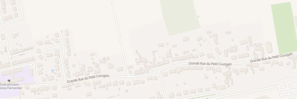 Plan du 1783 Gr Grande Rue Petit Courgain à Calais