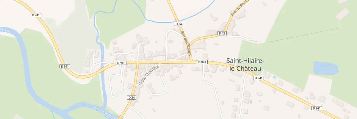 Plan du 13 Grand Rue à Saint-Hilaire-le-Château