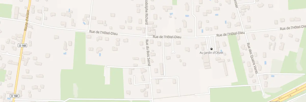 Plan du 919 Rue de l’Hôtel Dieu à Olivet