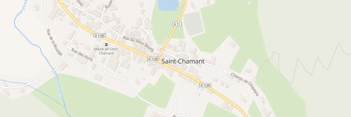 Plan du 3 Pl de l’Eglise à Saint-Chamant