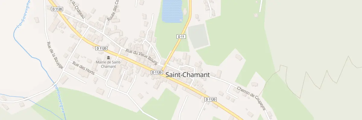 Plan du 11 Pl de l’Eglise à Saint-Chamant