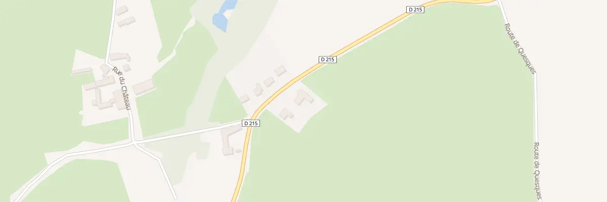 Plan du 8 Rte de Surques à Brunembert