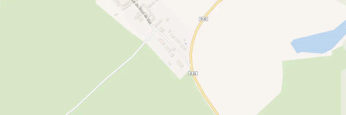 Plan du 28 Rue du Bout de Bas à Glatigny