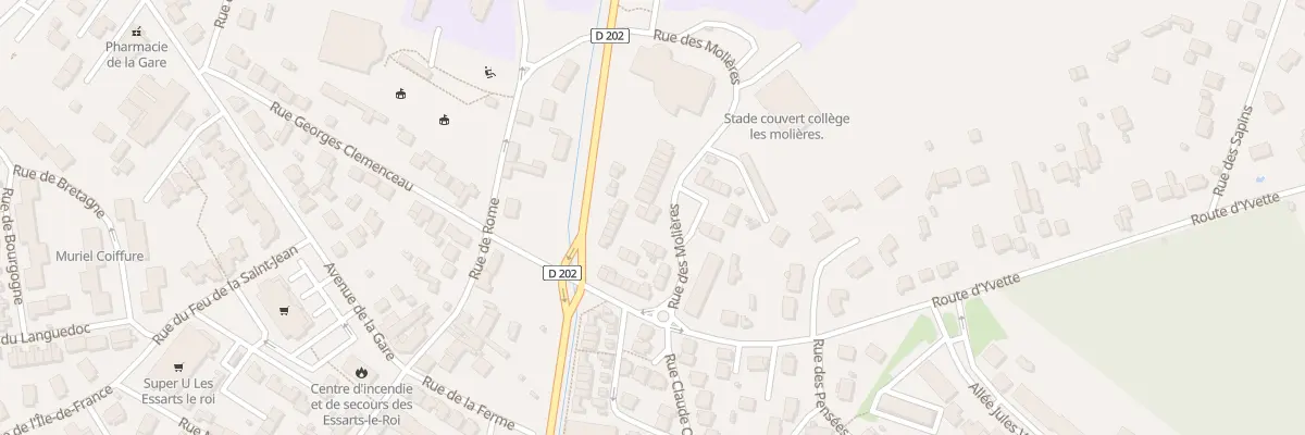Plan du 33 Rue des Molières aux Essarts-le-Roi