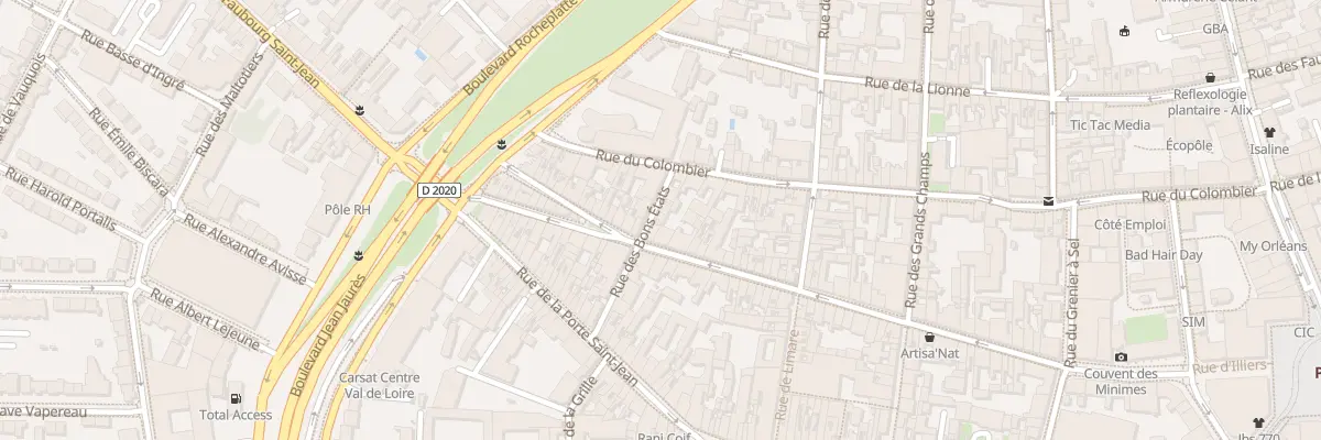 Plan du 12 Rue des Bons Etats à Orléans