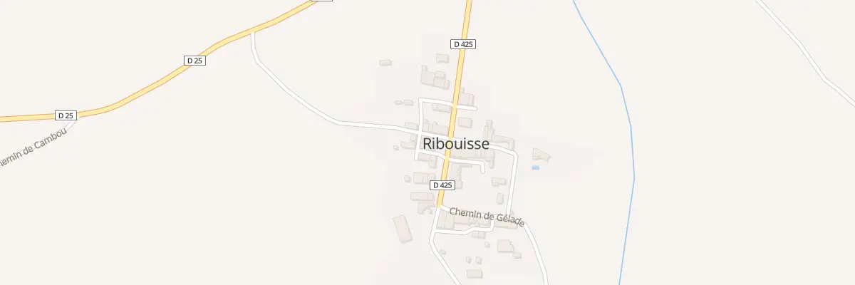 Plan du 3 Rue du Cers à Ribouisse