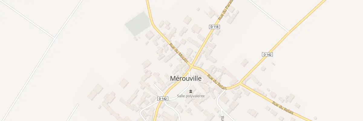 Plan du 1 Rue du Moulin à Mérouville
