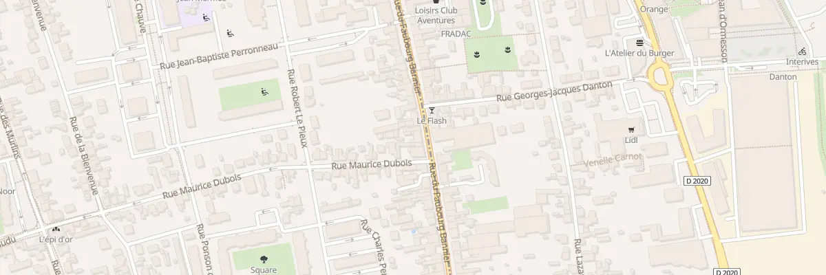 Plan du 265 Rue du Faubourg Bannier à Orléans