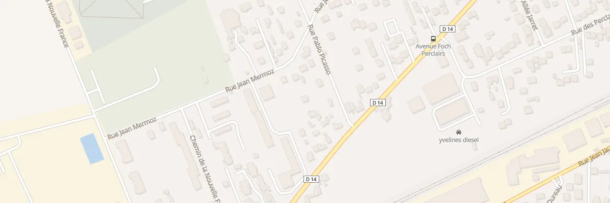 Plan du 89 Rue Jean Mermoz aux Mureaux