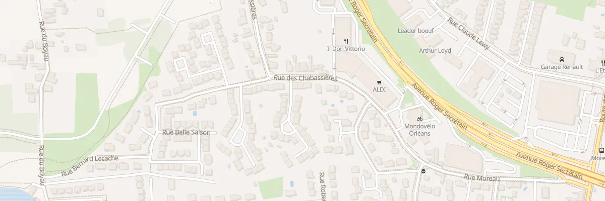 Plan du 1 Rue Charles-Louis de Vassal à Orléans