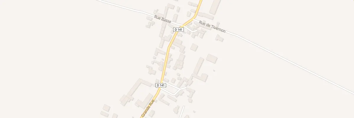 Plan du 33 Gr Grande Rue à Poinville
