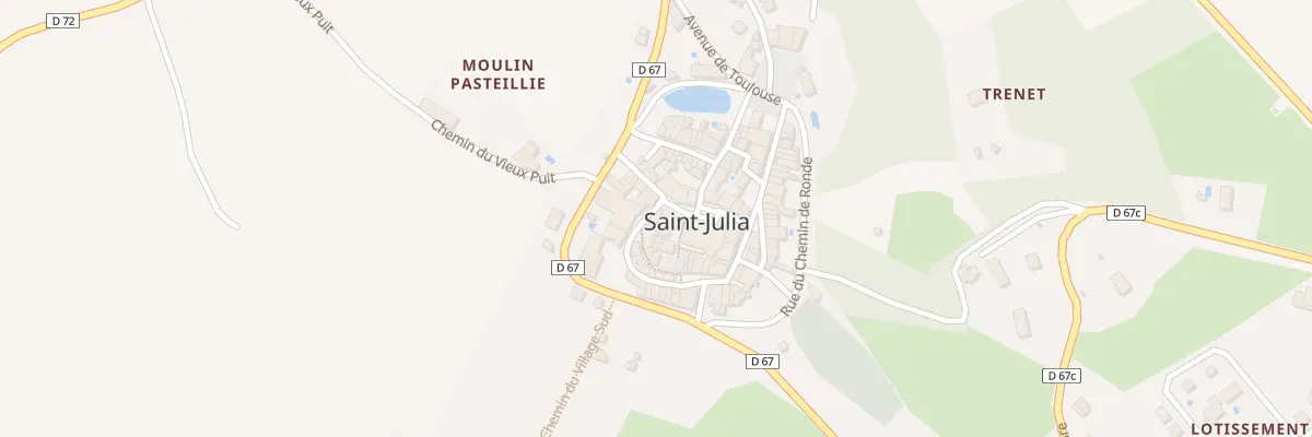 Plan du 4 Pl du 11 Novembre 1918 à Saint-Julia