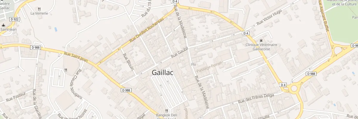 Plan du 14 Rue Gaubil à Gaillac