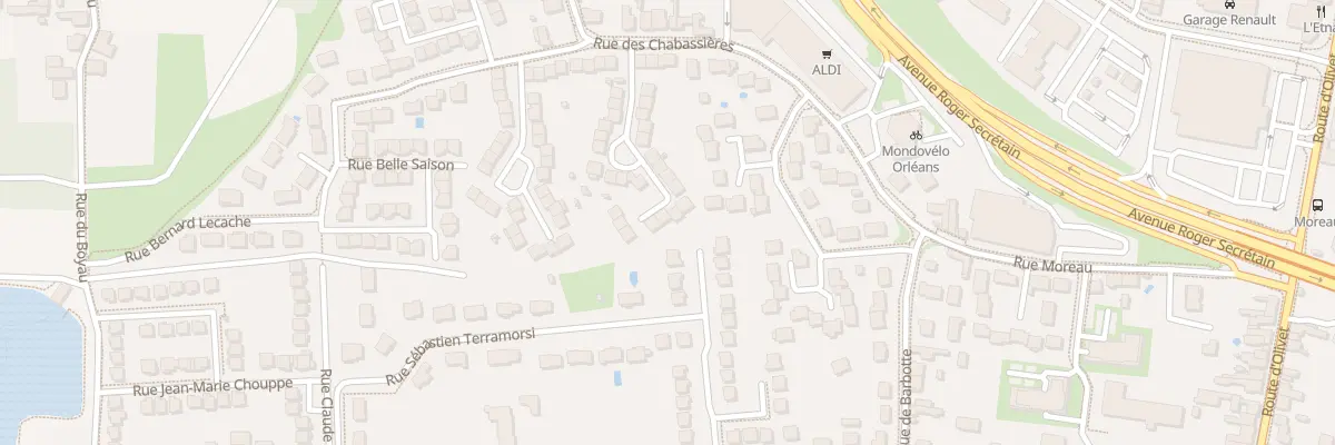 Plan du 23 Rue Charles-Louis de Vassal à Orléans
