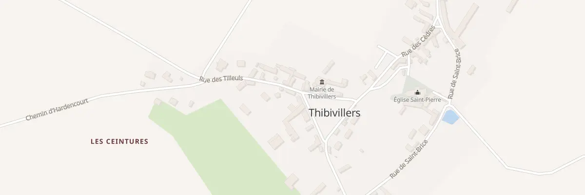 Plan du 11 Rue du Cliquet à Thibivillers