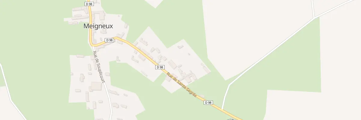 Plan du 5052 Rue de Sainte Segree à Meigneux