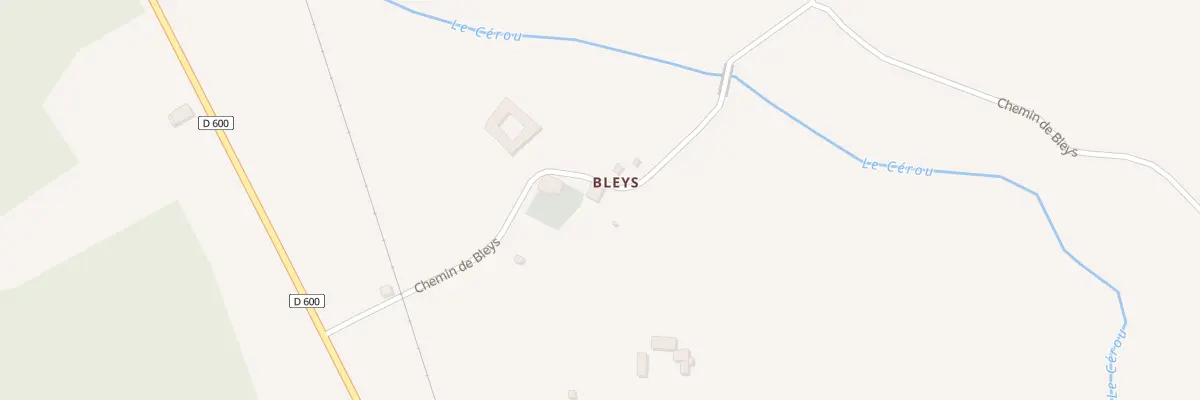 Plan du 981 Che de Bleys à Labarthe-Bleys