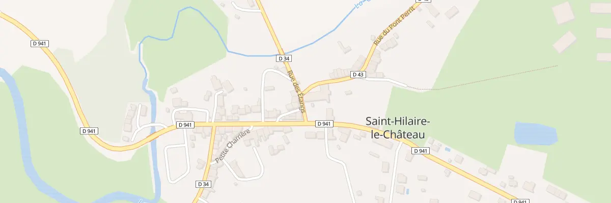 Plan du 2 Rue des Étangs à Saint-Hilaire-le-Château