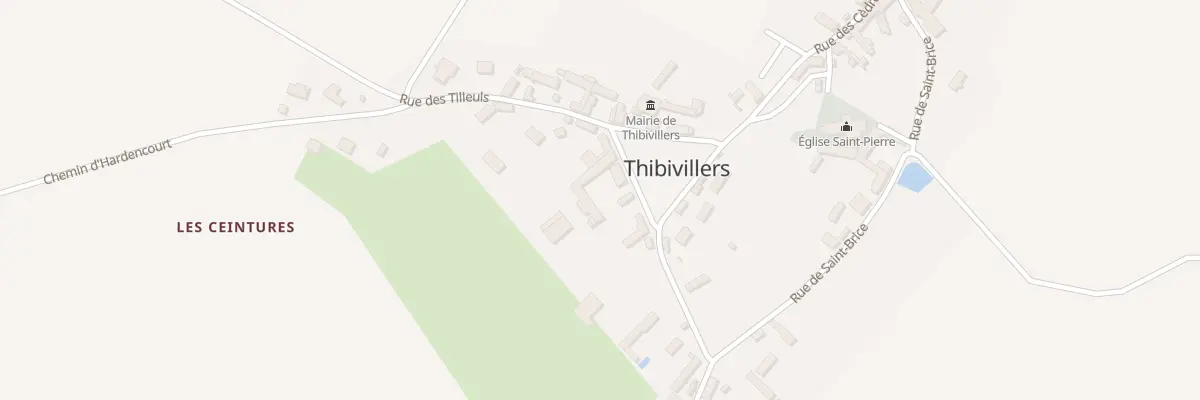 Plan du 9 Rue du Cliquet à Thibivillers