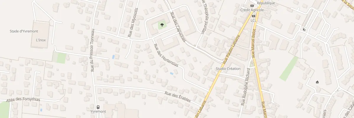 Plan du 134 Rue des Hortensias à Olivet