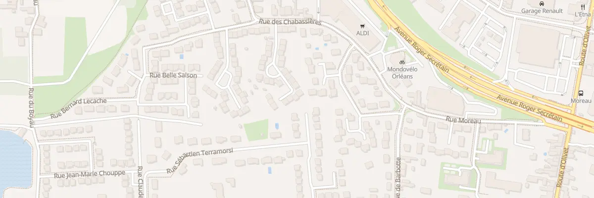 Plan du 21 Rue Charles-Louis de Vassal à Orléans