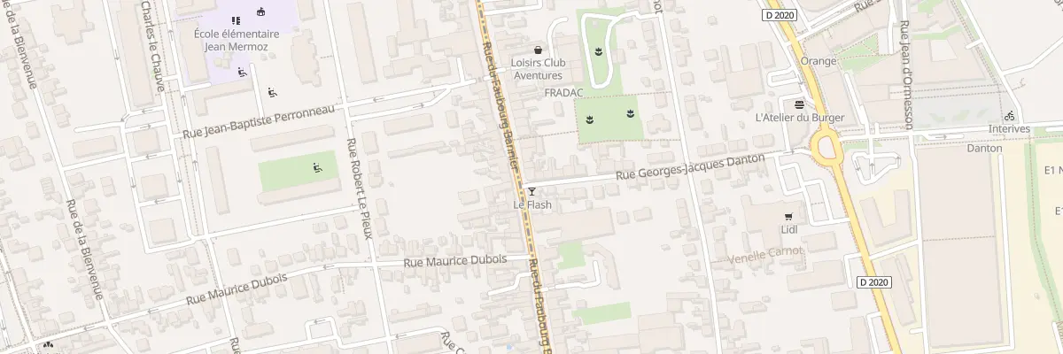Plan du 1 Rue Danton à Fleury-les-Aubrais