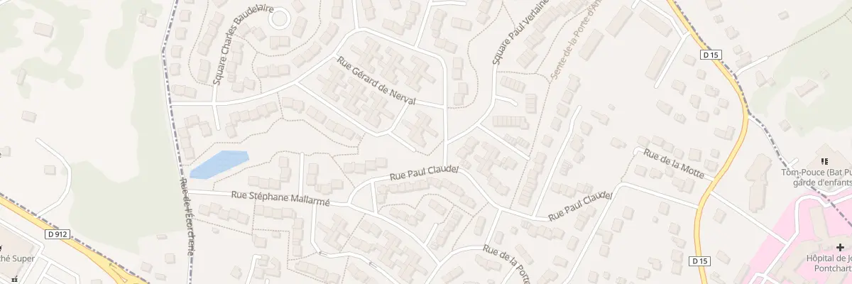 Plan du 3 Rue Françis Carco à Jouars-Pontchartrain