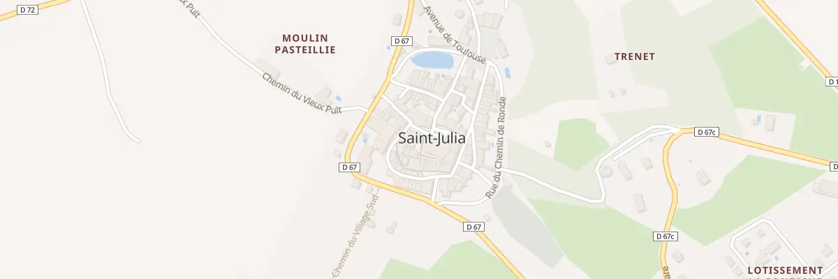 Plan de Pl du 11 Novembre 1918 à Saint-Julia