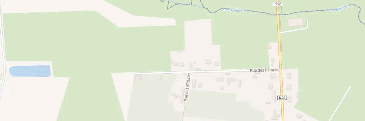 Plan du 10 Rue des Pâtures à Saint-Aubin-en-Bray