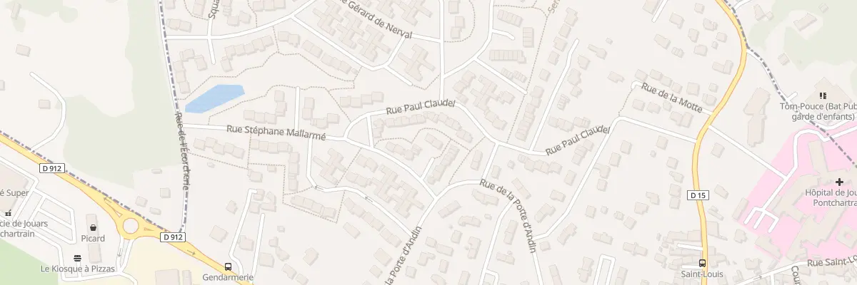 Plan du 5 Sq Frédéric Mistral à Jouars-Pontchartrain