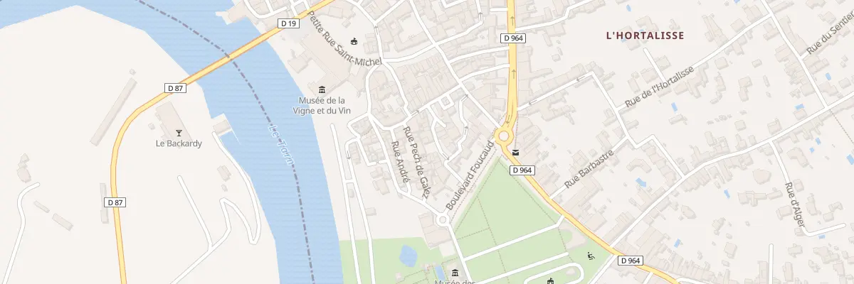Plan du 24 Pl du Boutge à Gaillac