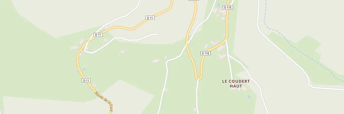 Plan du 2 Le Coudert-bas à Saint-Bonnet-Elvert