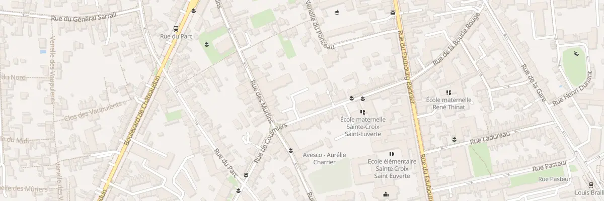 Plan du 95 Rue de Coulmiers à Orléans