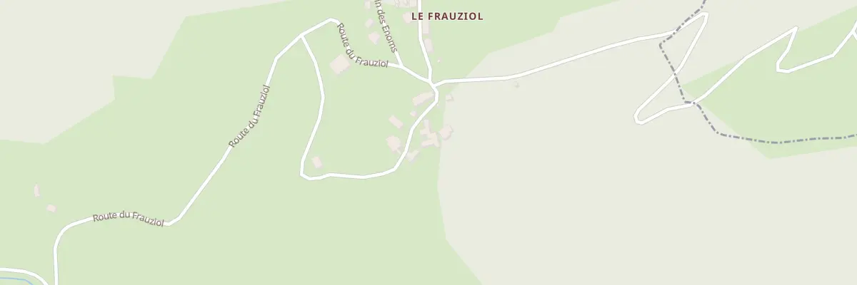 Plan du 881 Rte du Frauziol à Cornac